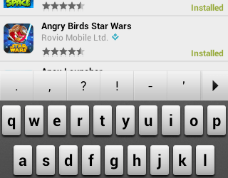 XPeria KB screenshot