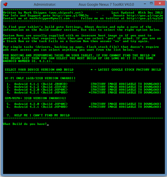 Nexus 7 UI