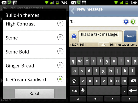 Get Jelly Bean Keyboard on any Android 1.6+ phone or device