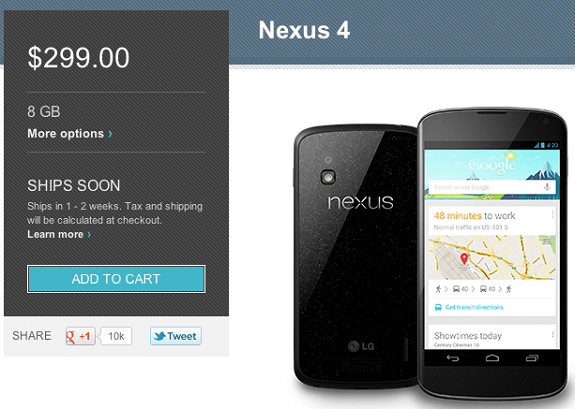 Nexus 4 8gb