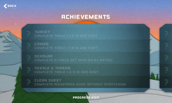 Super Paper Pool Achievements