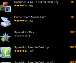 Amazon Productivity Hits App Store List