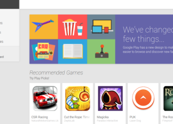 Google Play Store New Redesigned Web Version