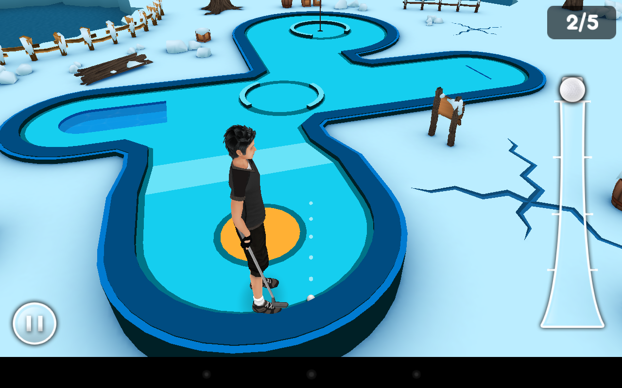 MiniGolfGame3D Ice Land Door Opened