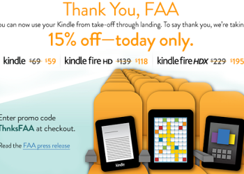 Amazon KIndle FAA offer