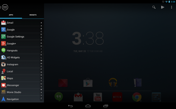 Action Launcher Android UI
