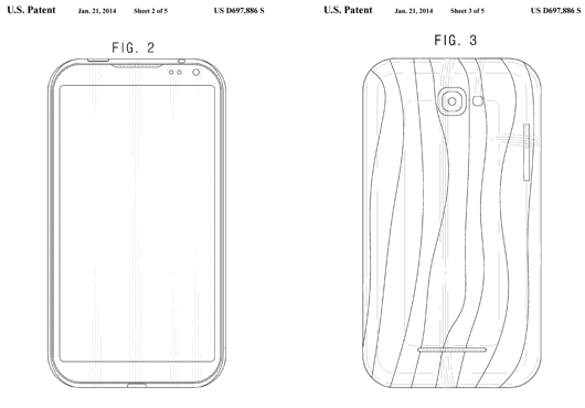 Samsung Button Less Smartphone Patent