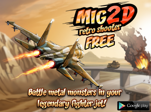 Mig 2D Retro Shooter