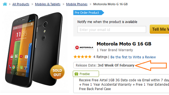 Moto GO India Launch
