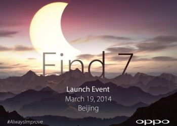 Oppo Find 7 will be launching on March 19th in Beijing