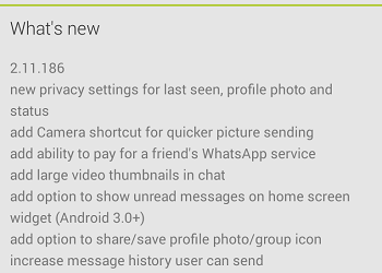 Whatsapp Privacy update