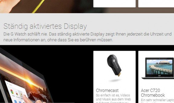 Google LG G Watch German