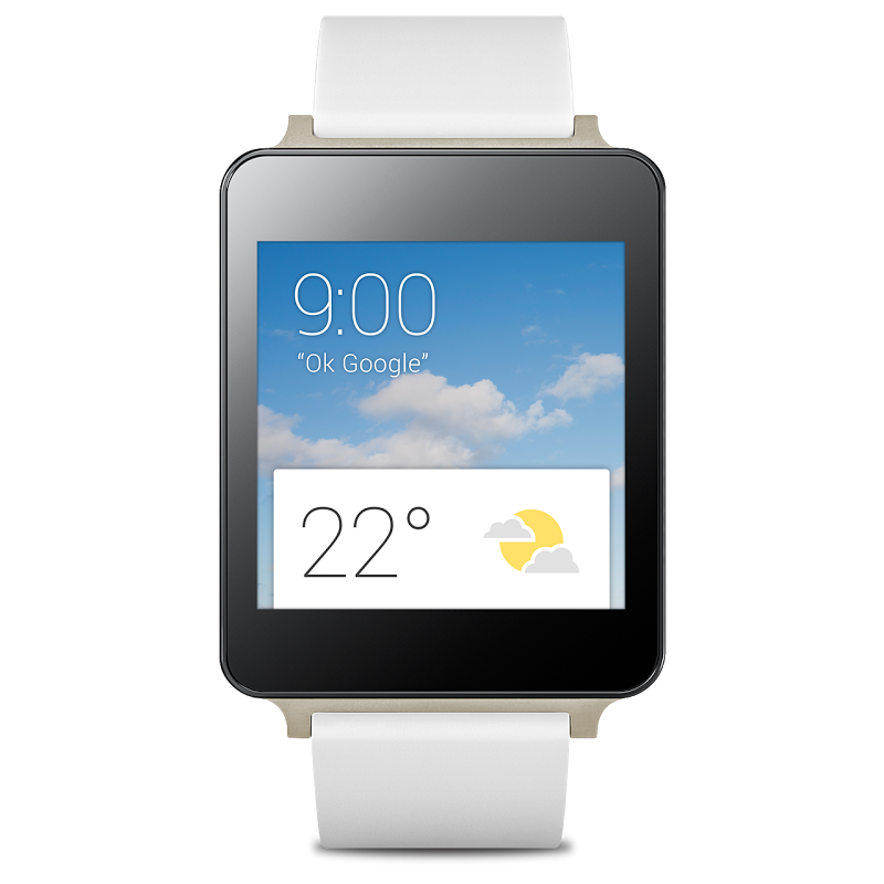 LG G Watch White Gold