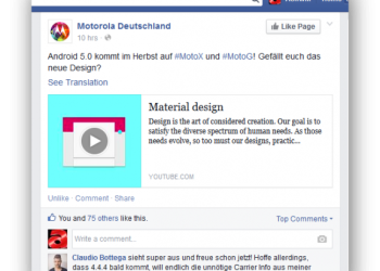 Motorola Germany Android 5 L Update for Moto G X