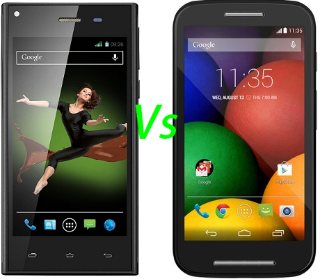XOLO Q600s Vs Moto E