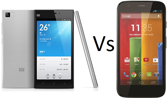 Moto G Vs Mi 3