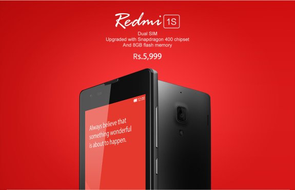 Xiaomi Redmi 1S Flipkart India Price