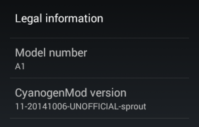 Android One Cyanogenmod