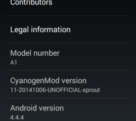 Android One Cyanogenmod