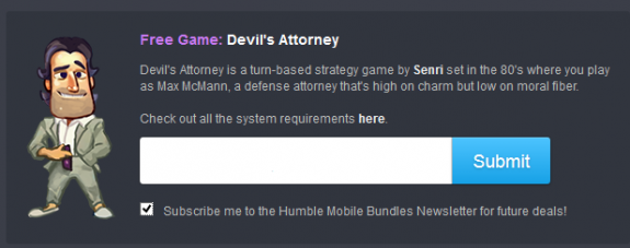 Devils Attorney Free at Humble Bundle