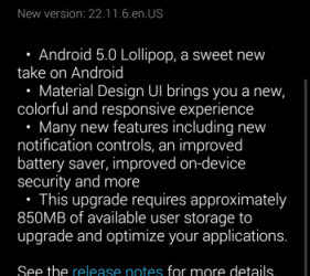 Moto G 2nd Gen Android Lollipop OTA Soak Test