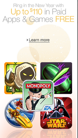 Amazon Appstore New Year 2015 Giveaway