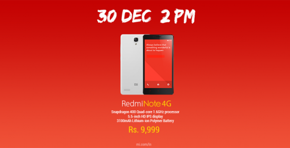 Redmi Note 4G India