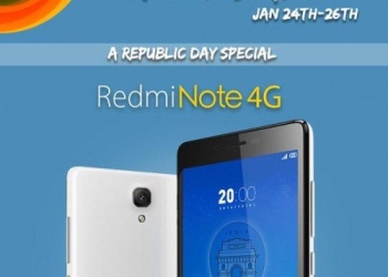 Redmi Note 4G Republic Day Sale