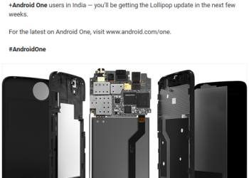 Google Android One Lollipop Update