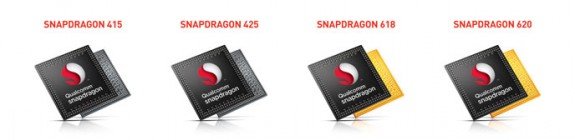 Qualcomm Snapdragon 415 424 618