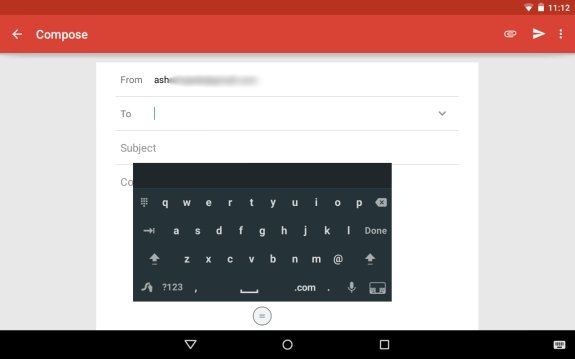 Swype Floating Keyboard Tablet