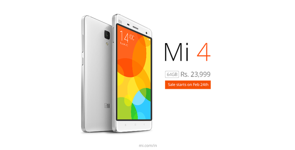 Xiaomi Mi 4 64 GB India