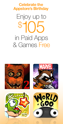 Amazon Appstore Birthday 2015 Apps and Games Giveaway