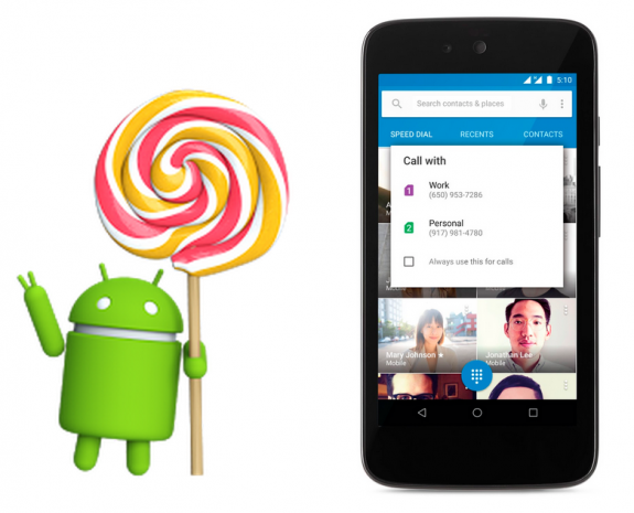 Android 5.1 Lollipop Multiple SIM