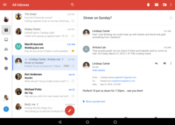 Gmail App Conversation view