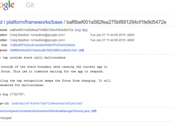 Google Android Commit Multiwindow