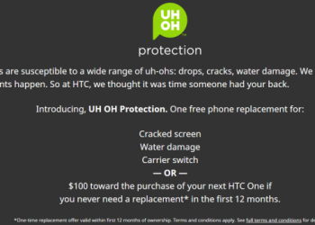 HTC Uh Oh Protection