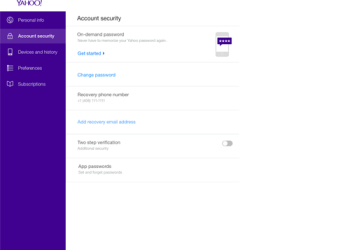 Yahoo On Demand Passwords
