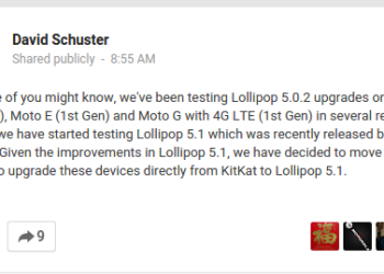 David Schuster Google+ Motorola announcement