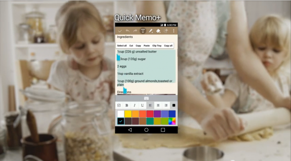 LG G4 UX 4 Quick Memo Plus