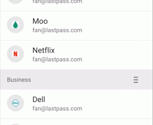 LastPass Android Material Design UI