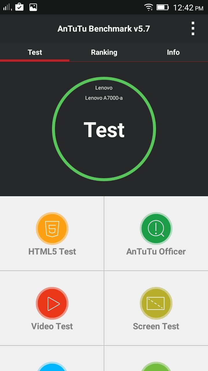 Lenovo A7000 Antutu Benchmark