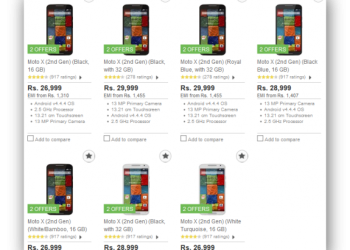 Moto X 2nd Gen India Price Cut