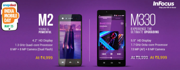 InFocus M2 M330 Open Sale Snapdeal