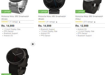 Moto 360 Android Wear Smartwatch Discount
