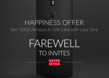 OnePlus One Gift Card Offer India