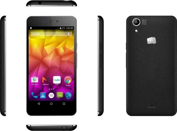 Micromax Canvas Selfie Lens Moondust Gray
