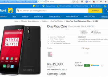 OnePlus One Flipkart Discount