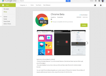 Google Play Web UI