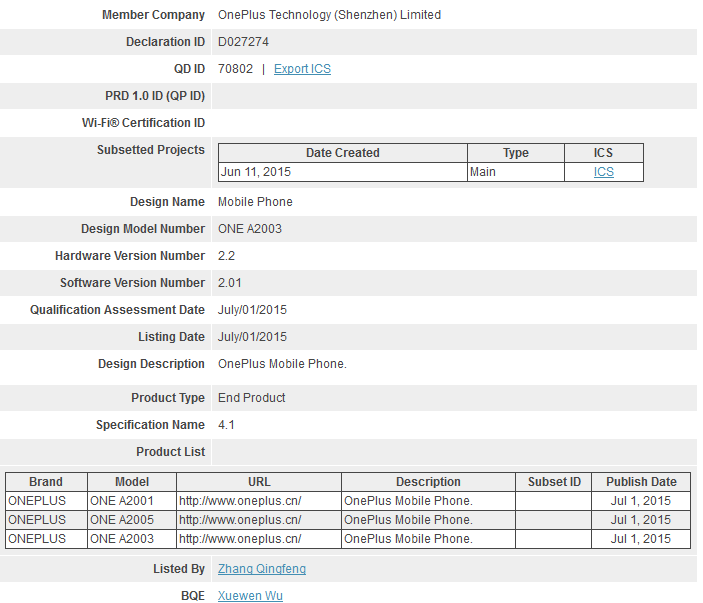 OnePlus2 Bluetooth